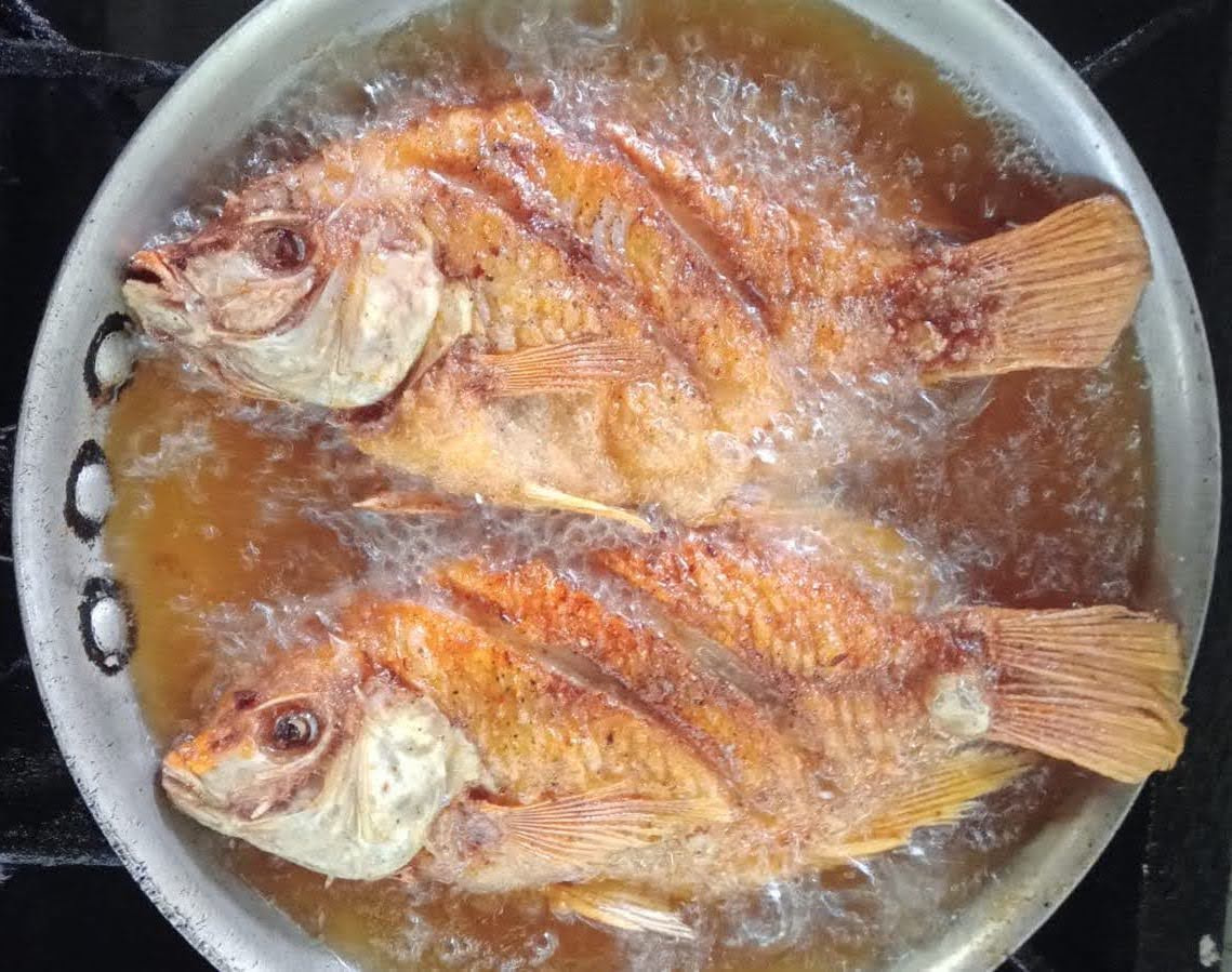 Mojarra, a Caribbean fish. 1